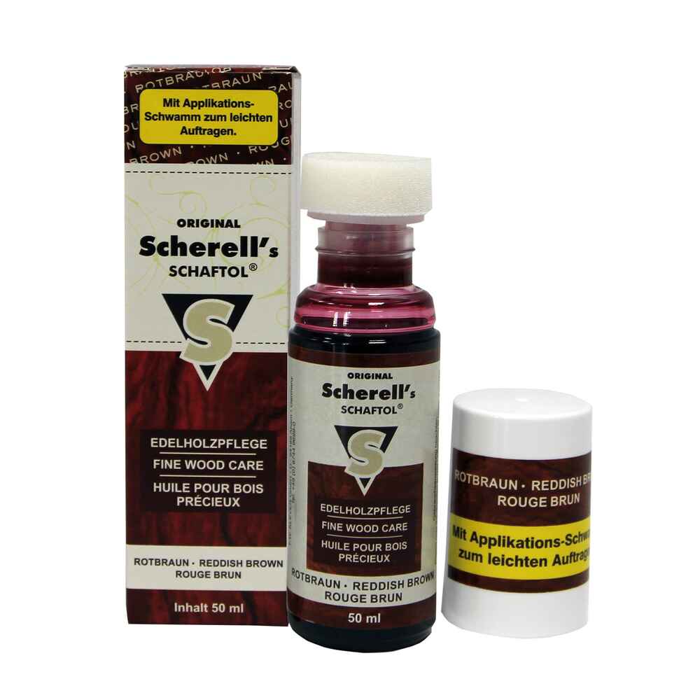 Scherell's Schaftol Ballistol rotbraun 50 ml