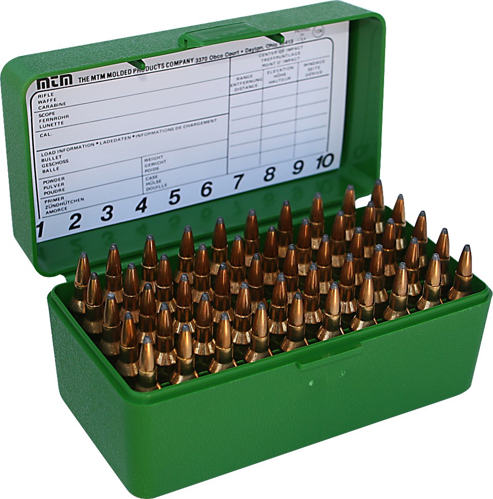 Klappdeckelbox MTM RS-S-50-10 50RDS 22PPC 6 mm grün
