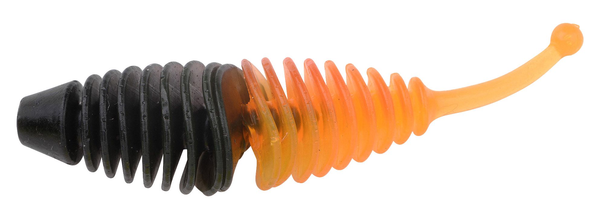 Trout Master Incy Grub 6 cm – 6 jigs in gomma, colore: Salt & Pepper