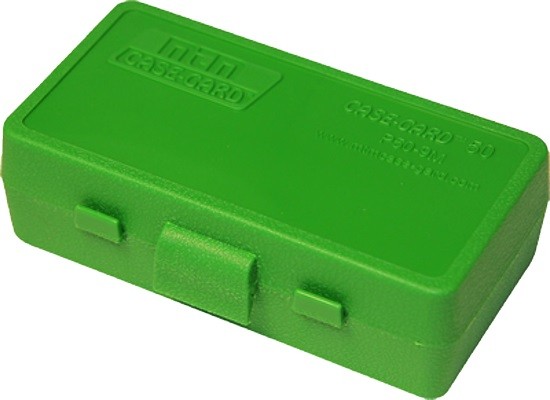 MTM Patronenbox mit Klappdeckel P50-44-10 50 RDS Grün 44 Mag/357 Mag VE 24-2,5 kg