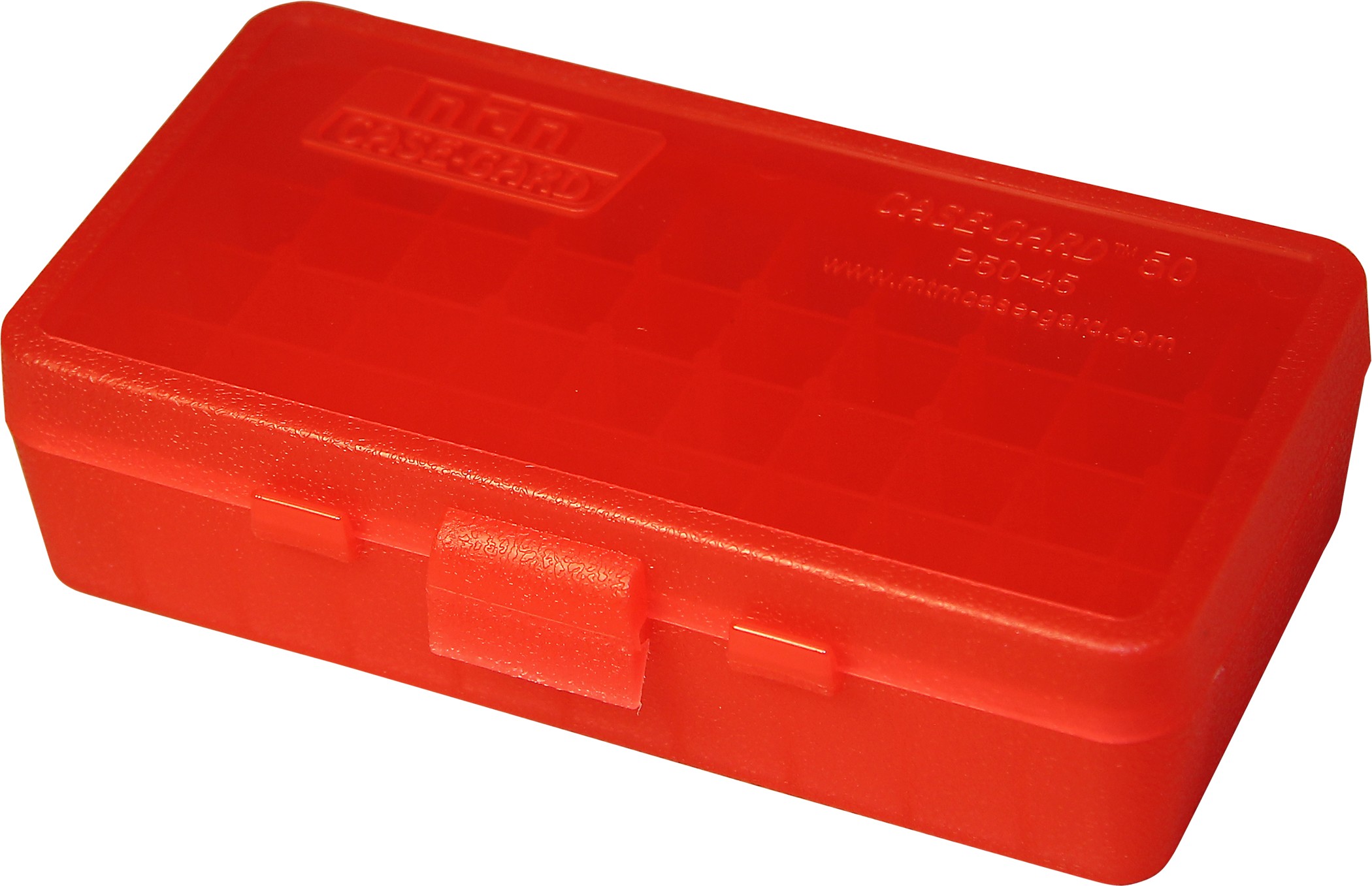 Klappdeckelbox MTM P50-45-29 50RDS rot-klar