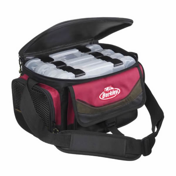 Berkley Gerätetasche Storage Bag Angeltasche incl 4 Boxen Tackle Box Tasche 
