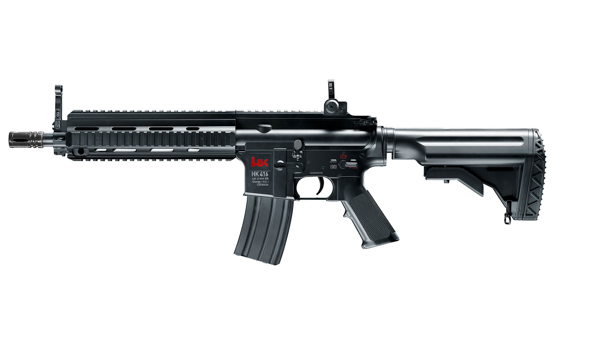 Heckler & Koch Softairgewehr  HK 416 6mm CQB AEG max. 0.5 Joule Schwarz