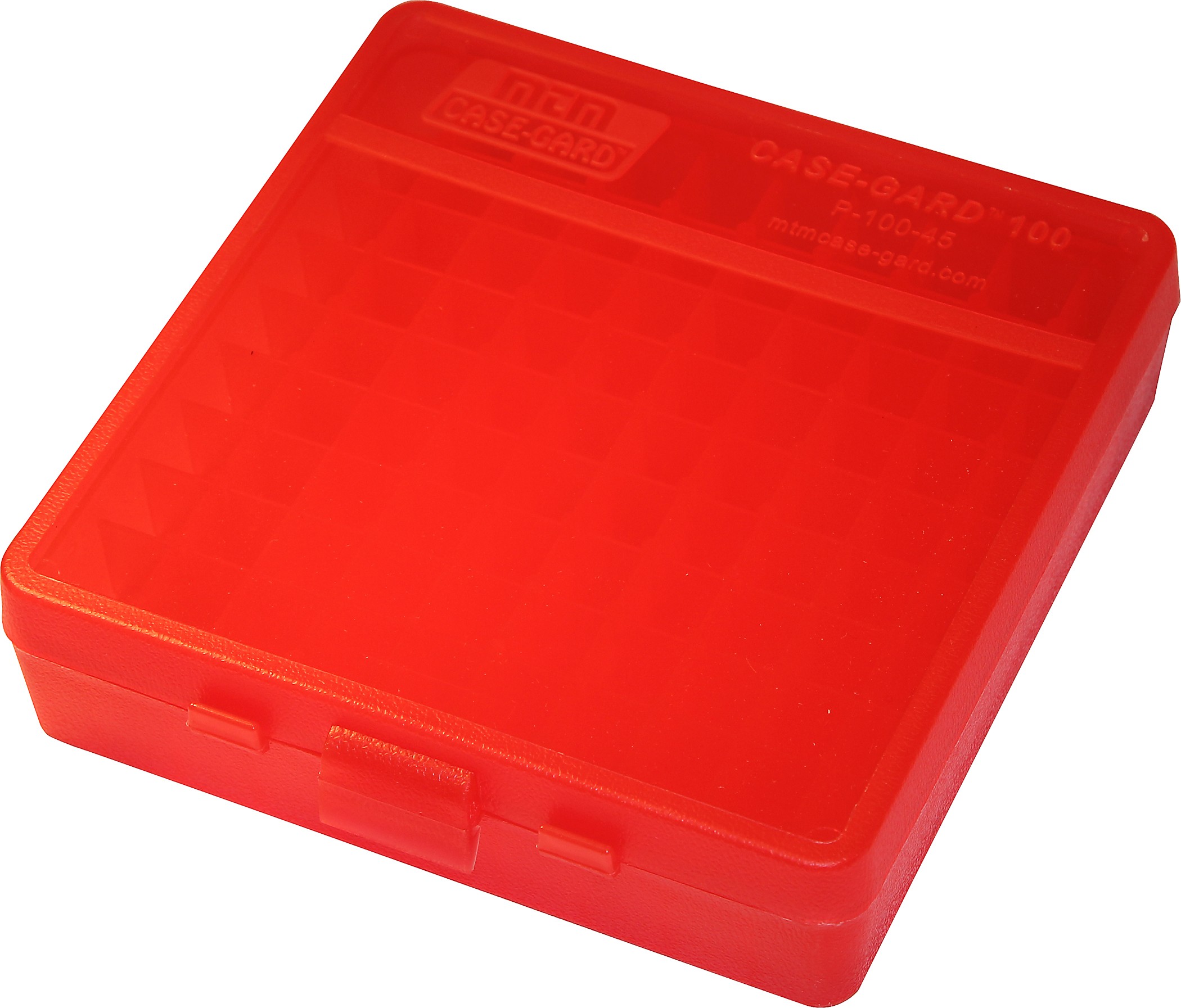 Klappdeckelbox MTM P-100-45-29 100RDS rot klar