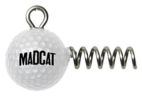 Jig-kopf Madcat Golf Ball Screw-In Jighead 80 g 2 St.