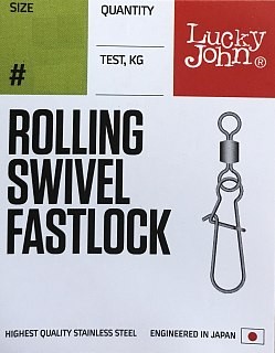 Wirbel Lucky John Rolling Swivel Fastlock 014 | Huntworld.de