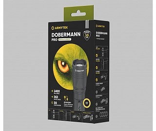 Armytek Taschenlampe Dobermann Pro Magnet USB  Warm  | Huntworld.de