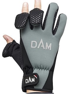 DAM Handschuhe Neoprene Fighter Glove Black/Grey | Huntworld.de