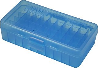 Klappdeckelbox MTM P50-45-24 50RDS blau-klar | Huntworld.de