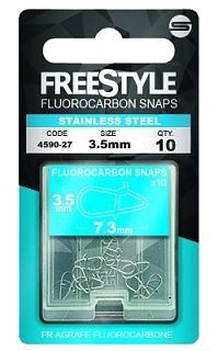 SPRO FreeStyle Reload Stainless Fluorocarbon Snap 4 mm    | Huntworld.de