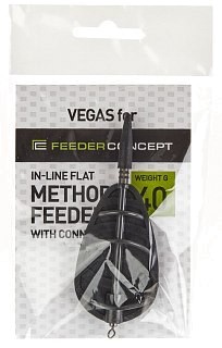 Futterkorb Feeder Concept Vegas Flat Method 40 g | Huntworld.de