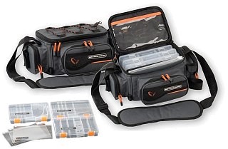 Savage Gear Tasche System Box Bag & PP Bags Bag 3 Boxes S 5.5 L 15x36x23 cm  | Huntworld.de