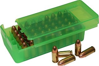MTM Slide-side box P50SS-45-16 50RDS von Pistol 45ACP grün-klar | Huntworld.de