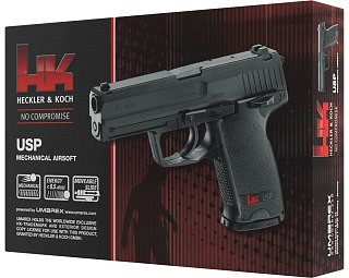 Heckler&Koch Pistole USP 6mm Spring 0.5 Joule Schwarz | Huntworld.de