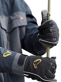 Savage Gear Handschuhe Softshell Winter Glove L Black | Huntworld.de