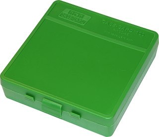 MTM Patronenbox mit Klappdeckel P-100-45-10 100RDS grün | Huntworld.de