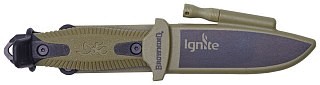 Browning Messer Ignite New Grün 10 cm Polymer Griff Polymer Scheide | Huntworld.de