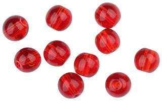 SPRO Round Glass Beads Red Ruby 6 mm              | Huntworld.de