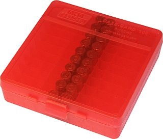 Klappdeckelbox MTM P-100-45-29 100RDS rot klar | Huntworld.de