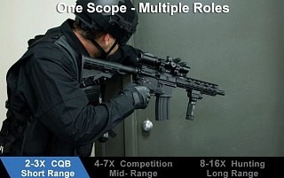 UTG Multi-Range Scope AO 36-color A QD Rings 2-16x44 30 mm  | Huntworld.de