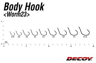 DECOY Haken Worm23 Body Hook - Gr. 4 | Huntworld.de