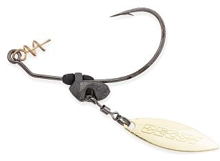 DECOY Haken Offset Makisasu Blade Gold Worm230G - Size 1/0 2,5 g | Huntworld.de