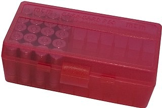 Klappdeckelbox MTM P50-38-29 50RDS rot-klar | Huntworld.de