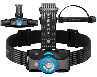 Ledlenser Stirnlampe MH7 Black-Blue Window Box  | Huntworld.de