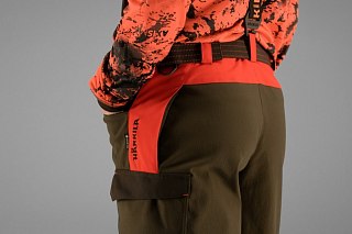 Härkila Hose Wildboar Pro Wildboard Orange/Willow Green | Huntworld.de