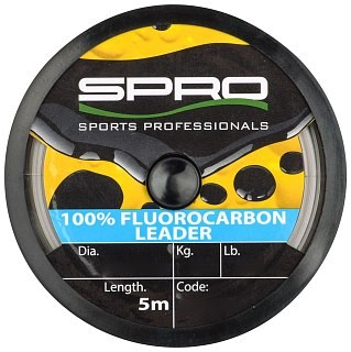 SPRO Schnur 100% Fluor Carbon 0,85 mm 5 m | Huntworld.de
